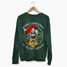 Load image into Gallery viewer, The Scream Christmas Jumper (Unisex)-Tattoo Clothing, Tattoo Sweatshirt, JH030-Broken Society