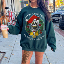 Load image into Gallery viewer, The Scream Christmas Jumper (Unisex)-Tattoo Clothing, Tattoo Sweatshirt, JH030-Broken Society