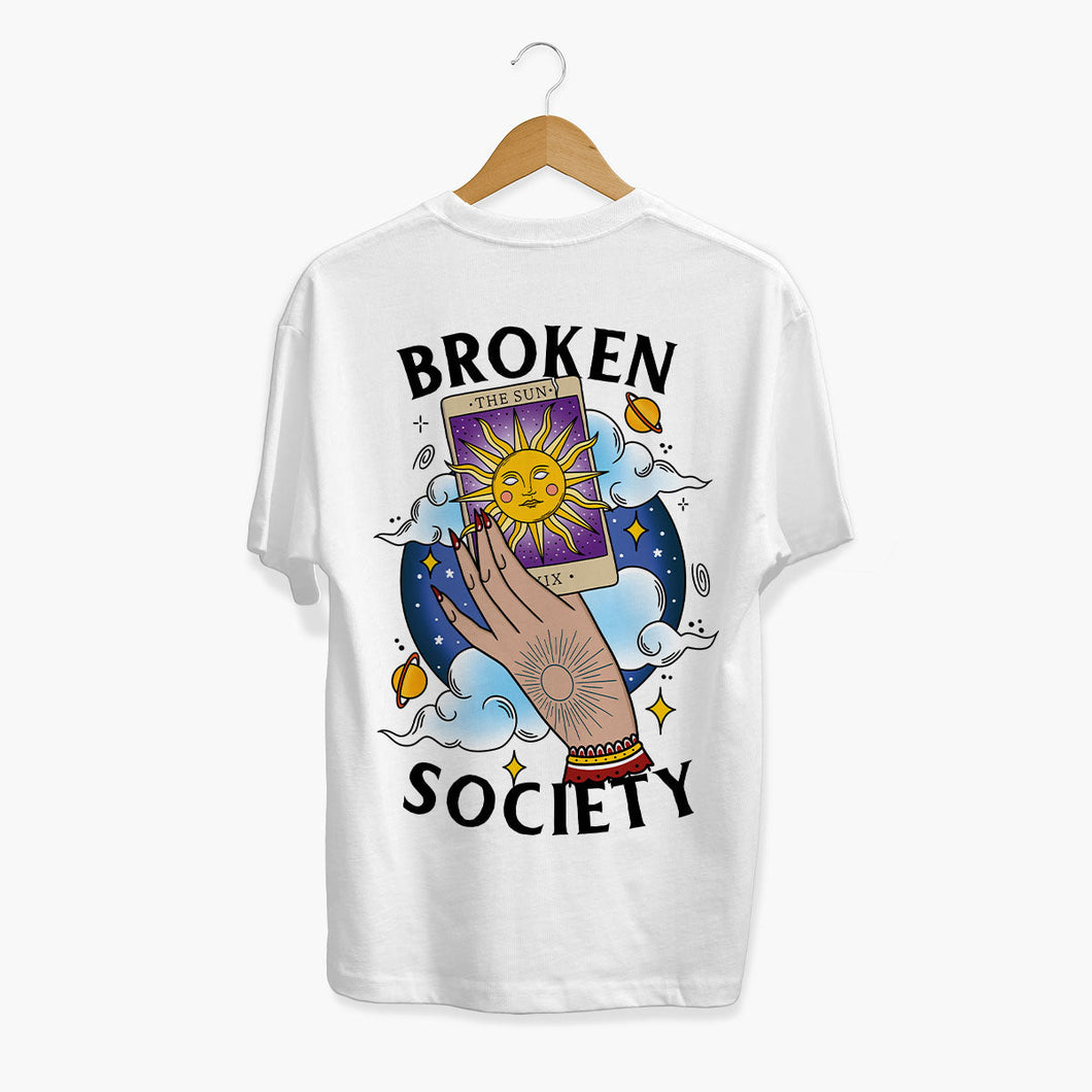 The Sun Tarot T-shirt (Unisex)-Tattoo Clothing, Tattoo T-Shirt, N03-Broken Society