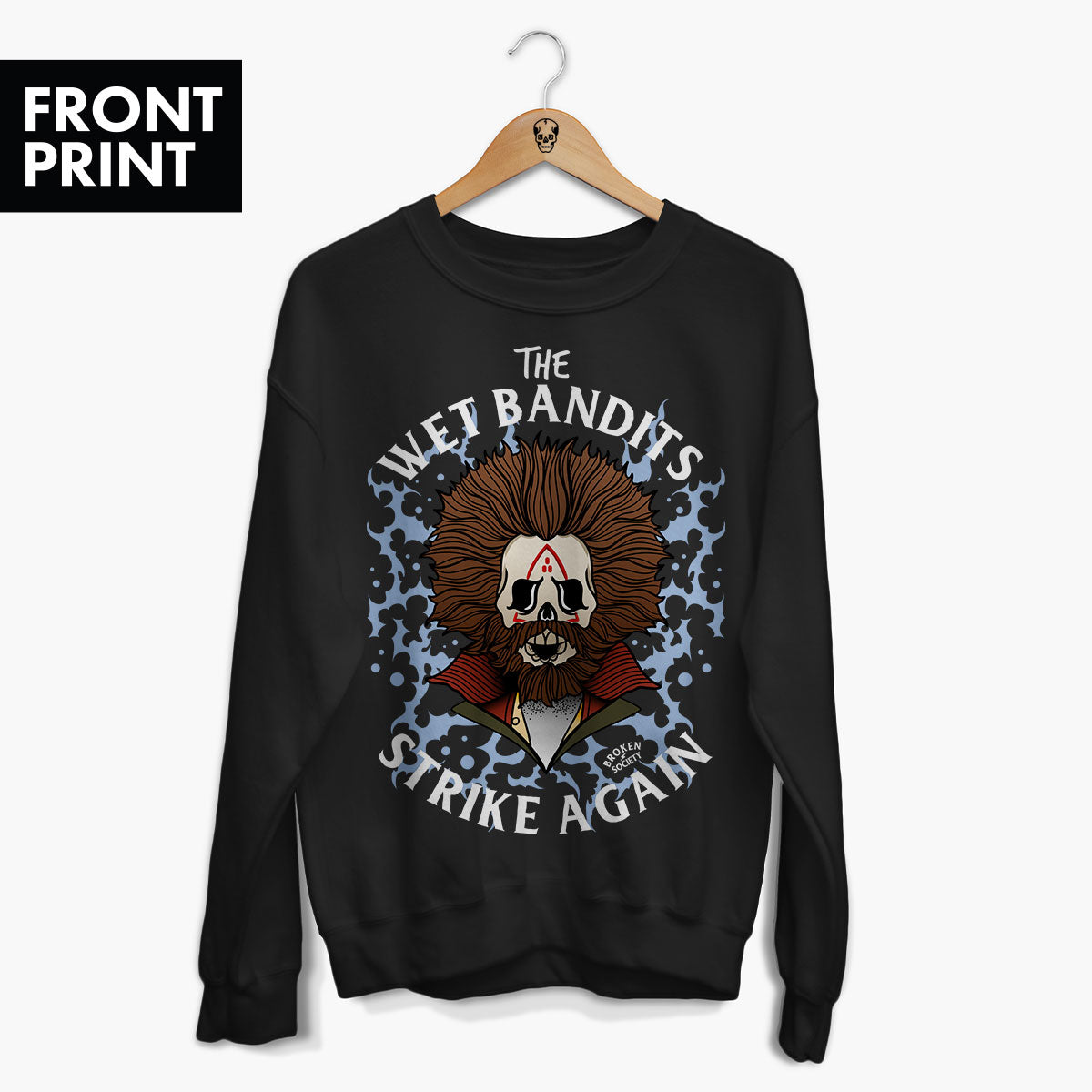 The Wet Bandits Strike Again Christmas Jumper (Unisex)-Tattoo Clothing, Tattoo Sweatshirt, JH030-Broken Society