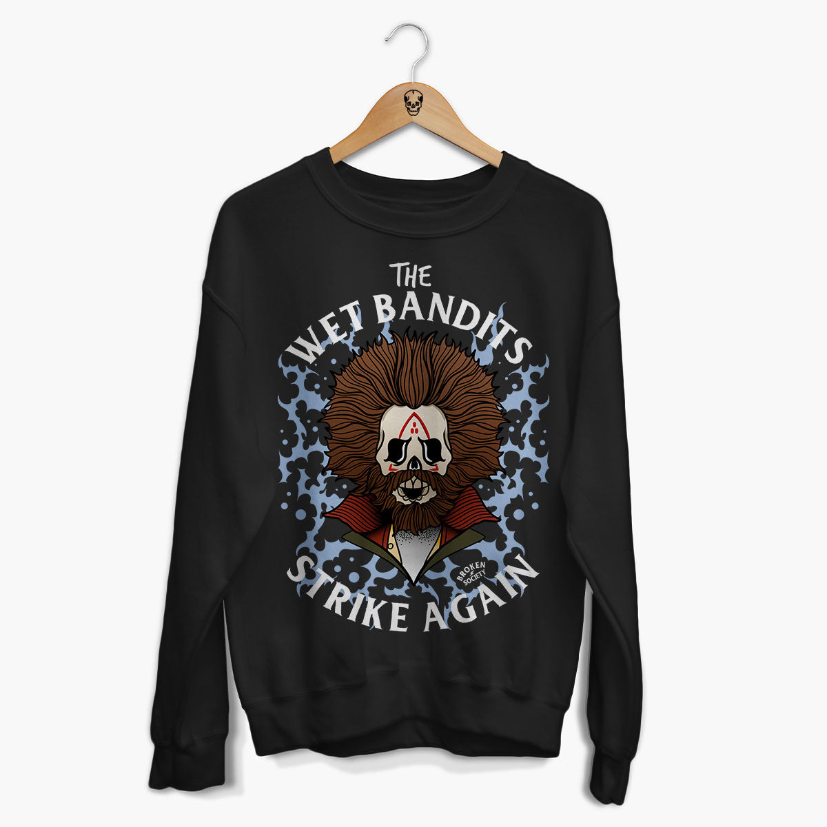The Wet Bandits Strike Again Christmas Jumper (Unisex)-Tattoo Clothing, Tattoo Sweatshirt, JH030-Broken Society
