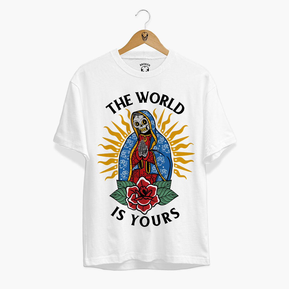The World Is Yours T-Shirt (Unisex)-Tattoo Clothing, Tattoo T-Shirt, EP01-Broken Society