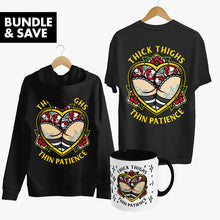 Laden Sie das Bild in den Galerie-Viewer, Thick Thighs Bundle (Black)-Tattoo Apparel, Tattoo Accessories, Tattoo Gift, Tattoo Bundle-Broken Society