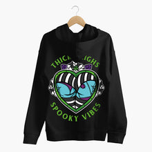 Laden Sie das Bild in den Galerie-Viewer, Thick Thighs Spooky Vibes Hoodie (Unisex)-Tattoo Clothing, Tattoo Hoodie, JH001-Broken Society