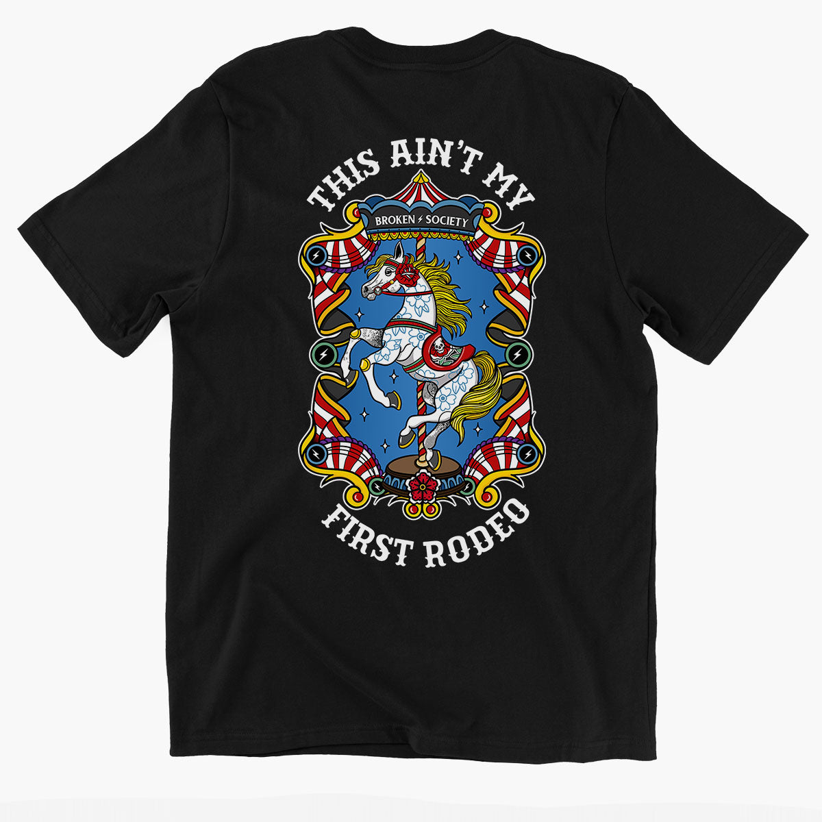 This Ain't My First Rodeo Kids T-Shirt (Unisex)-Tattoo Clothing, Tattoo Kids Shirt, Mini Creator-Broken Society
