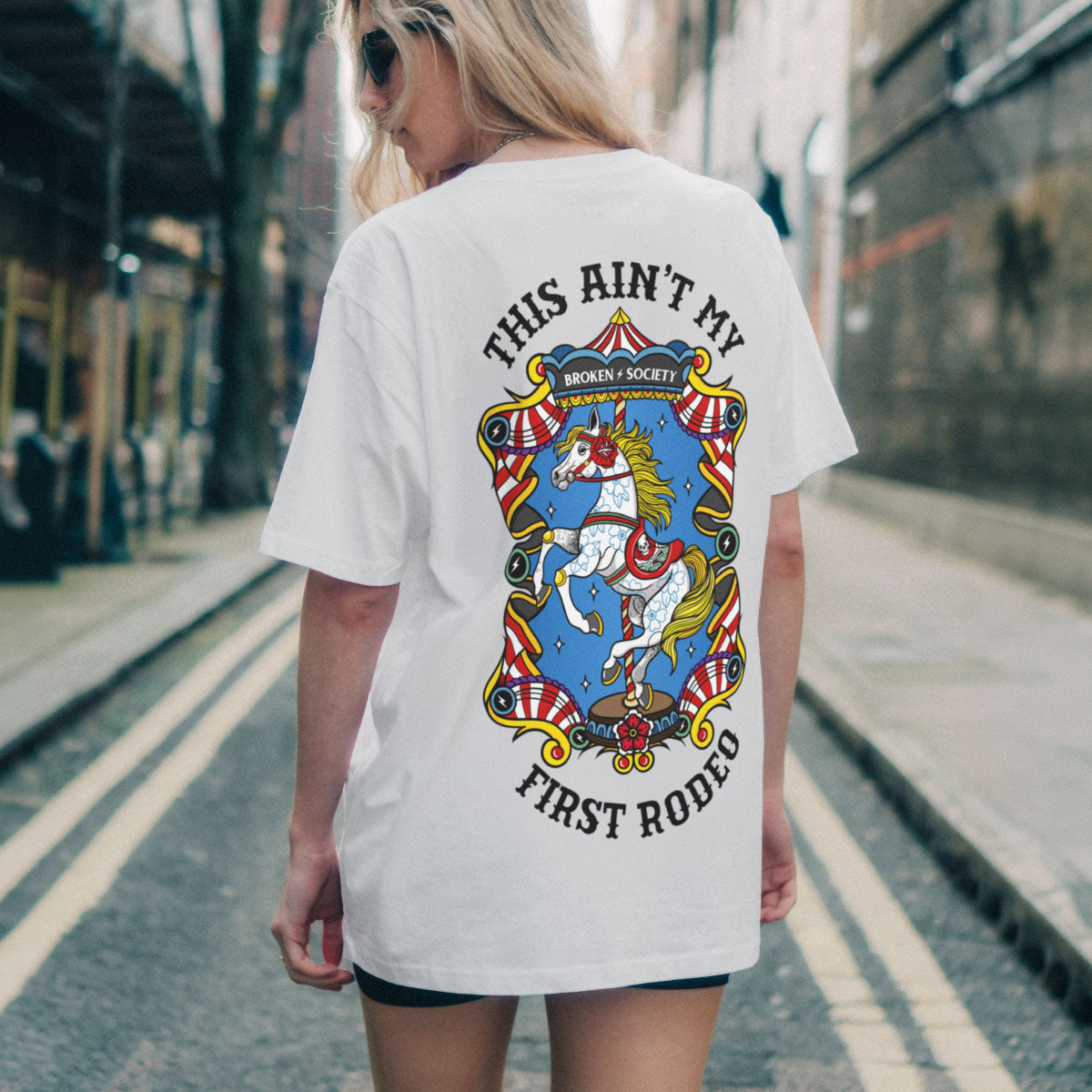 This Ain't My First Rodeo T-Shirt (Unisex)-Tattoo Clothing, Tattoo T-Shirt, EP01-Broken Society