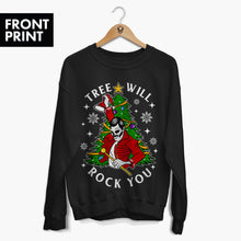 Laden Sie das Bild in den Galerie-Viewer, Tree Will Rock You Christmas Jumper (Unisex)-Tattoo Clothing, Tattoo Sweatshirt, JH030-Broken Society