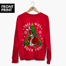 Laden Sie das Bild in den Galerie-Viewer, Tree Will Rock You Christmas Jumper (Unisex)-Tattoo Clothing, Tattoo Sweatshirt, JH030-Broken Society