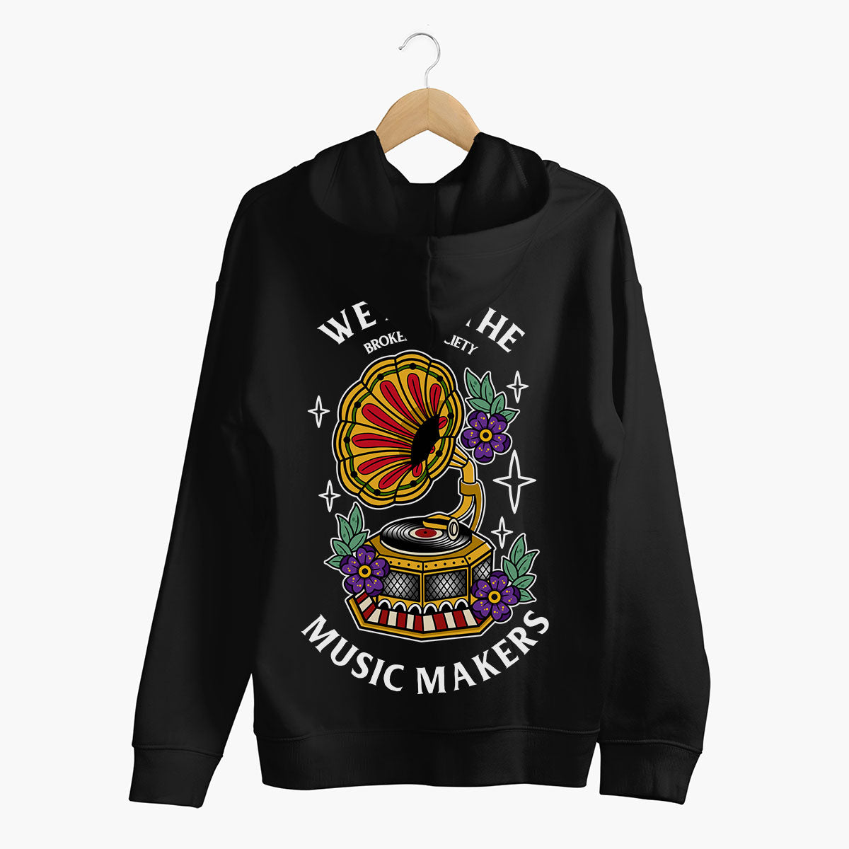 We Are The Music Makers Hoodie (Unisex)-Tattoo Clothing, Tattoo Hoodie, JH001-Broken Society
