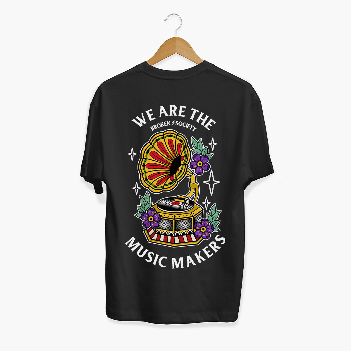 We Are The Music Makers T-Shirt (Unisex)-Tattoo Clothing, Tattoo T-Shirt, EP01-Broken Society
