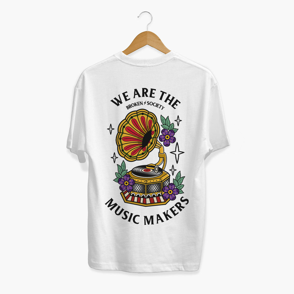 We Are The Music Makers T-Shirt (Unisex)-Tattoo Clothing, Tattoo T-Shirt, EP01-Broken Society