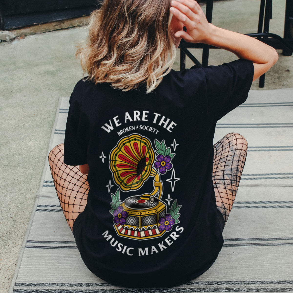 We Are The Music Makers T-Shirt (Unisex)-Tattoo Clothing, Tattoo T-Shirt, EP01-Broken Society