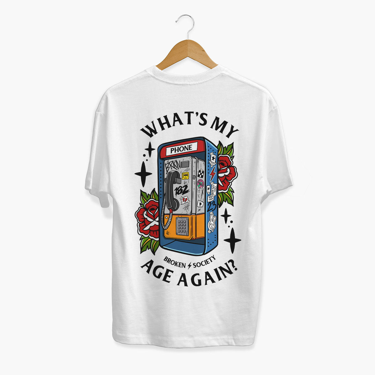 What's My Age Again T-Shirt (Unisex)-Tattoo Clothing, Tattoo T-Shirt, EP01-Broken Society