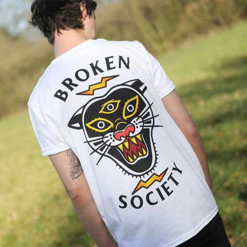 Black Panther T-Shirt (Unisex)-Tattoo Clothing, Tattoo T-Shirt, N03-Broken Society