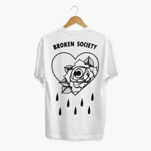 Load image into Gallery viewer, Bleeding Heart Outline T-Shirt (Unisex)-Tattoo Clothing, Tattoo T-Shirt, N03-Broken Society