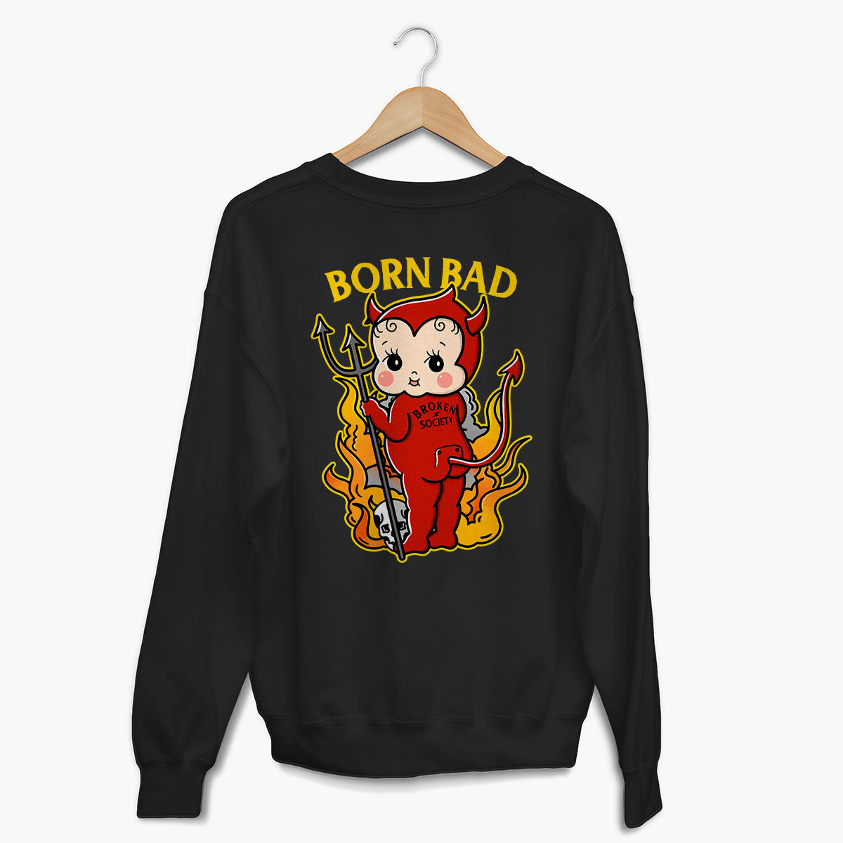Born Bad Devil Sweatshirt (Unisex)