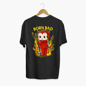 Born Bad Devil T-shirt (Unisex)-Tattoo Clothing, Tattoo T-Shirt, N03-Broken Society