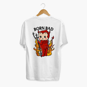 Born Bad Devil T-shirt (Unisex)-Tattoo Clothing, Tattoo T-Shirt, N03-Broken Society