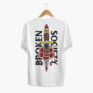 Dagger T-Shirt (Unisex)-Tattoo Clothing, Tattoo T-Shirt, N03-Broken Society