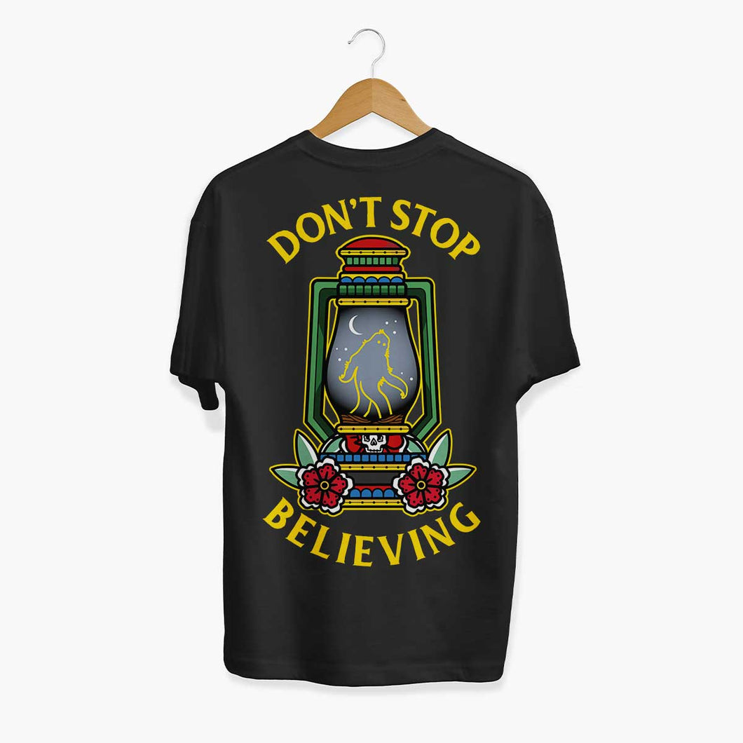Don't Stop Believing T-Shirt (Unisex)-Tattoo Clothing, Tattoo T-Shirt, N03-Broken Society