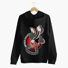 Load image into Gallery viewer, Eagle Vs Snake Hoodie (Unisex)-Tattoo Clothing, Tattoo Hoodie, JH001-Broken Society
