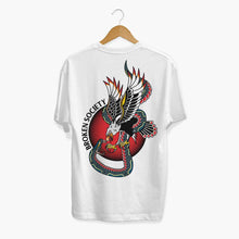 Laden Sie das Bild in den Galerie-Viewer, Eagle Vs Snake T-Shirt (Unisex)-Tattoo Clothing, Tattoo T-Shirt, N03-Broken Society