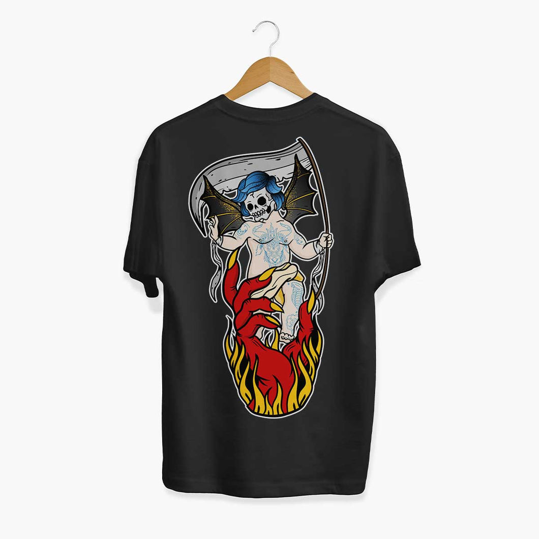 Fallen Angel T-Shirt (Unisex)-Tattoo Clothing, Tattoo T-Shirt, N03-Broken Society