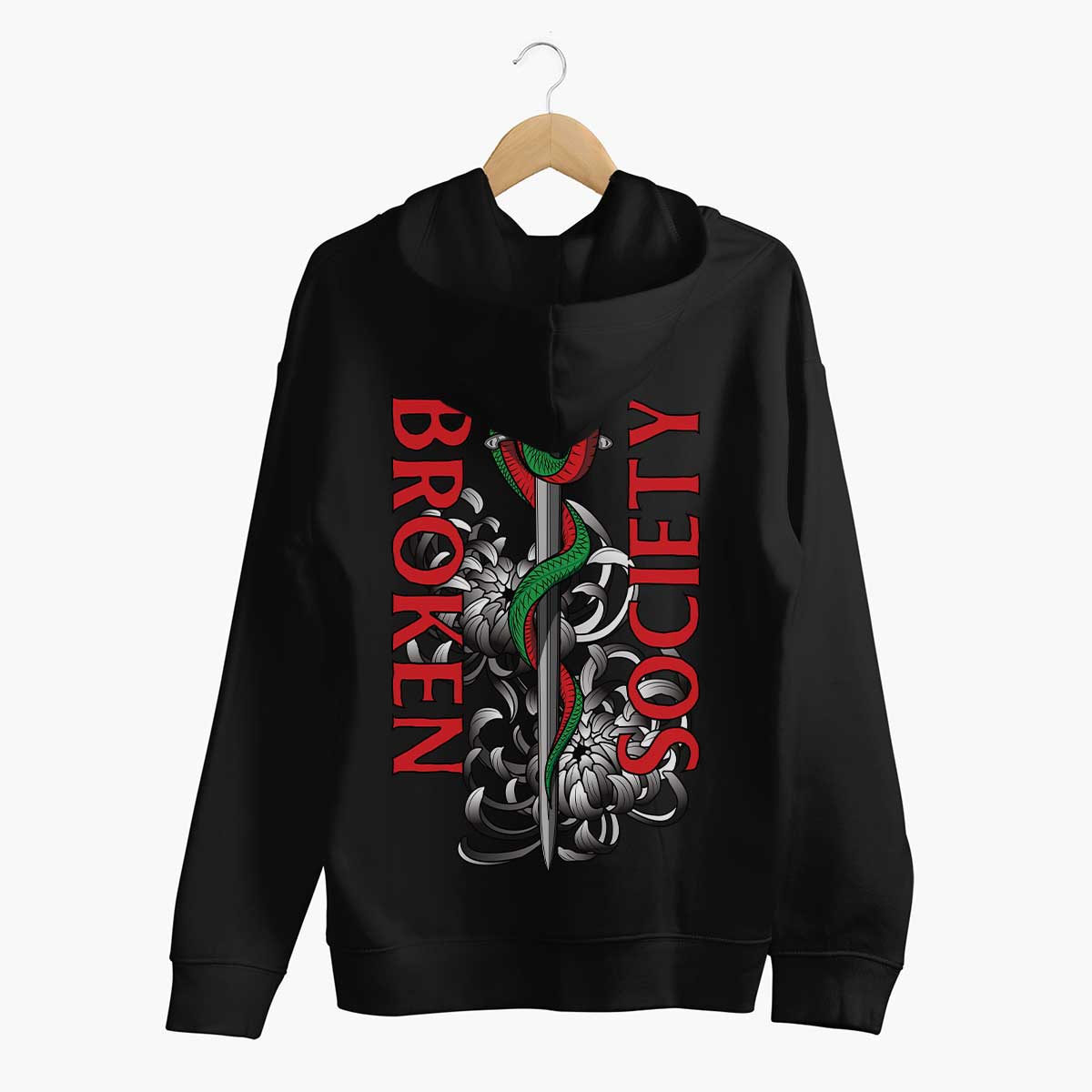 King Slayer Hoodie (Unisex)-Tattoo Clothing, Tattoo Hoodie, JH001-Broken Society