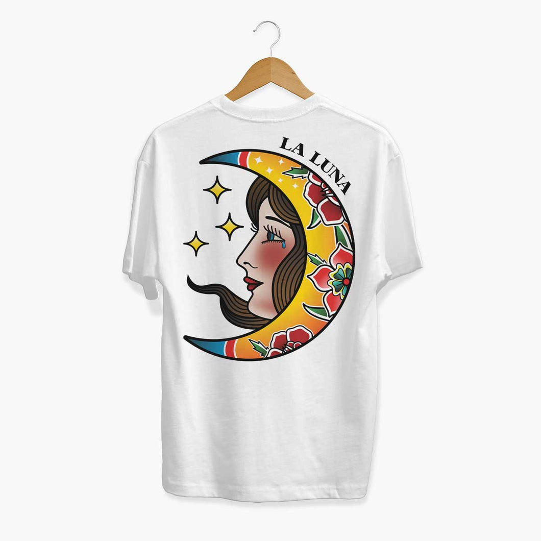 La Luna T-Shirt (Unisex)-Tattoo Clothing, Tattoo T-Shirt, N03-Broken Society