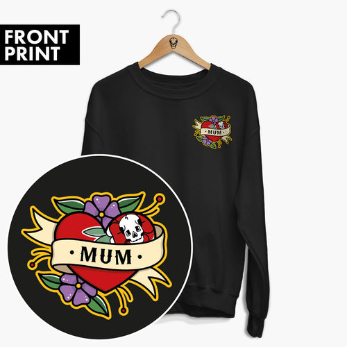 Mum Sweatshirt (Unisex)-Tattoo Clothing, Tattoo Sweatshirt, JH030-Broken Society