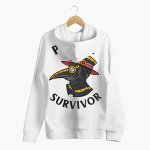 Plague Survivor Hoodie (Unisex)-Tattoo Clothing, Tattoo Hoodie, JH001-Broken Society