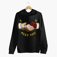 Load image into Gallery viewer, Pleased To Meet You Hoodie (Unisex)-Tattoo Clothing, Tattoo Hoodie, JH001-Broken Society