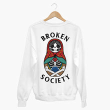 Laden Sie das Bild in den Galerie-Viewer, Russian Doll Sweatshirt (Unisex)-Tattoo Clothing, Tattoo Sweatshirt, JH030-Broken Society