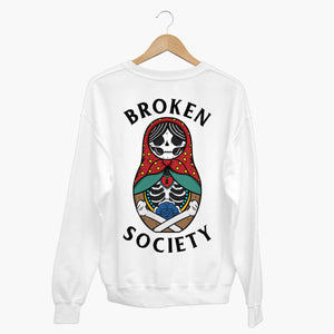 Russian Doll Sweatshirt (Unisex)-Tattoo Clothing, Tattoo Sweatshirt, JH030-Broken Society