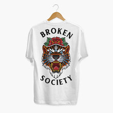 Laden Sie das Bild in den Galerie-Viewer, Tiger Rose T-shirt (Unisex)-Tattoo Clothing, Tattoo T-Shirt, N03-Broken Society